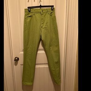 1960s Wrangler Lime Green Jeans
